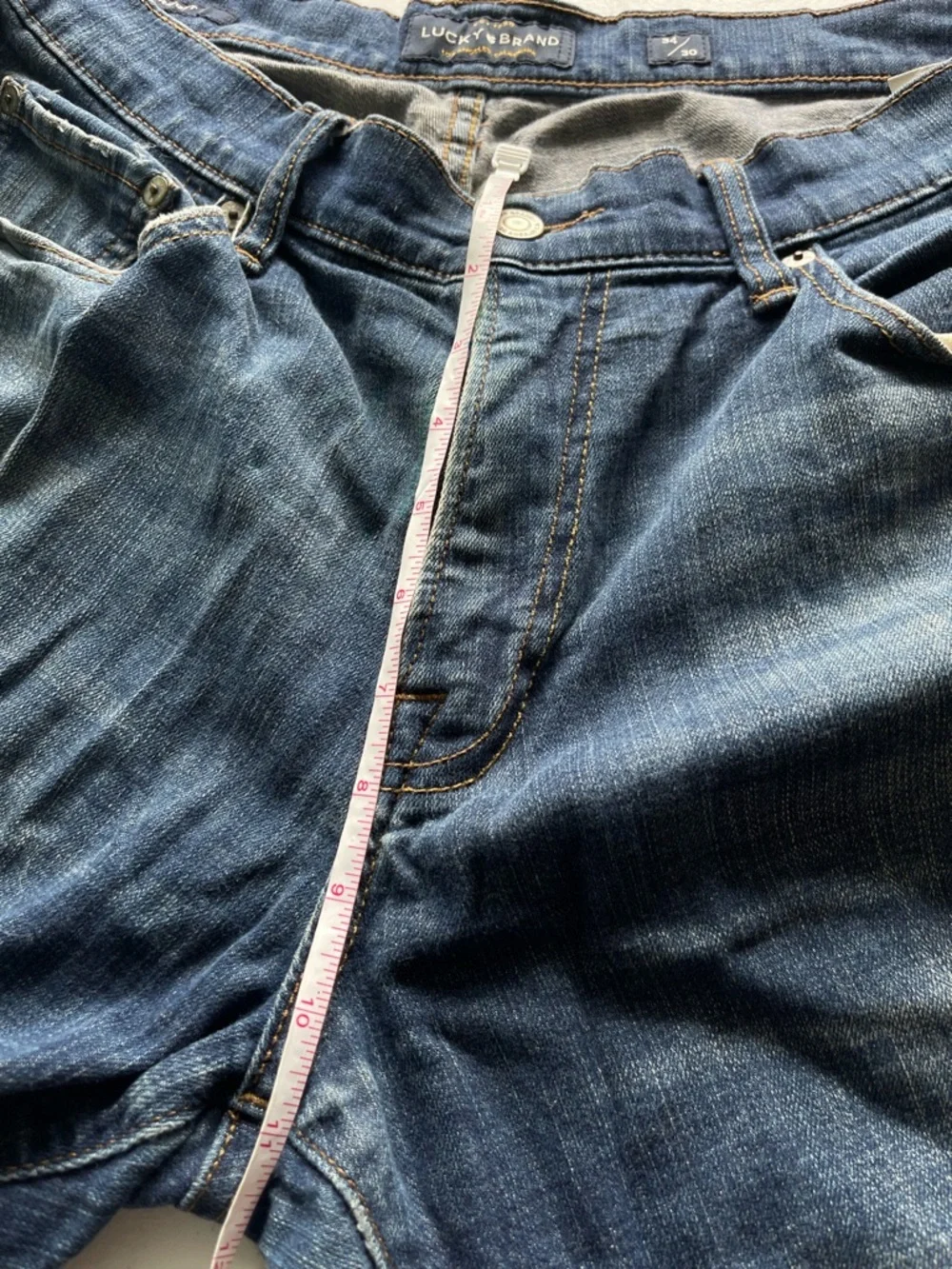Lucky Brand 221 Slim Straight Jeans Men’s 34x30 Medium Wash Denim